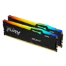 kingston kingston fury beast rgb 32gb kit 2 x 16gb ddr5 6000mhz pc5 48000 cl36 135v ecc pmic amd expo intel 