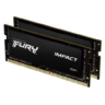 kingston kingston fury impact 32gb kit 2 x 16gb ddr4 3200mhz pc4 25600 cl20 xmp sodimm memory