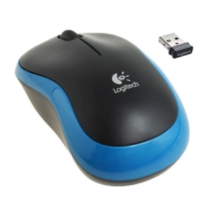 Read more about the article Logitech M185 Wireless Notebook Mouse, USB Nano Receiver, Black/Blue