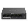 mercusys mercusys ms105gp 5 port gigabit desktop switch with 4 port poe steel case