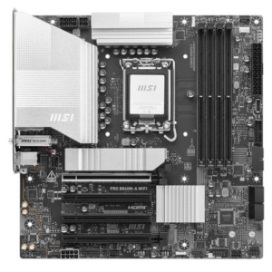 Read more about the article MSI PRO B860M-A WIFI, Intel B860, 1851, Micro ATX, 4 DDR5, HDMI, DP, TB4, Wi-Fi 7, 5G LAN, 3x M.2