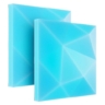 nanoleaf nanoleaf blocks textured large square panels add on kit 2 panels 3d design edge to edge illumination