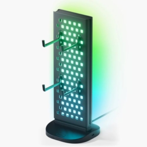 Read more about the article Nanoleaf Pegboard Desk Dock, USB Hub Base, 4 Pegboard Hooks, RGB Lighting with Real-time Screen Mirroring/Music Visualisation