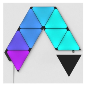 Read more about the article Nanoleaf Shapes Limited Edition Ultra Black Triangles Starter Kit (9-Panels), RGB, Create an Illuminated Display, Ultra-Thin Panels, Screen Mirror/Mus