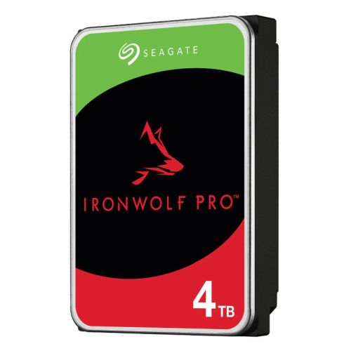 Seagate 3.5″, 4TB, SATA3, IronWolf Pro NAS Hard Drive, 7200RPM, 256MB Cache, CMR, OEM