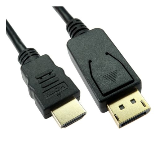 Spire DisplayPort Male to HDMI Male Converter Cable, 2 Metres, Black