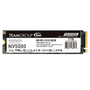 Read more about the article Team 1TB NV5000 M.2 NVMe Gen4 SSD, M.2 2280, PCIe4, R/W 4500/1900 MB/s, Heat Dissipating Graphene Label