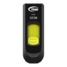 team team 32gb c141 yellow usb 20 memory pen retractable design ultra thin 95mm