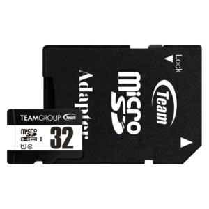 Read more about the article Team 32GB MicroSDHC UHS-I U1 C10 Card with SD Adapter, Class 10 UHS-I, Up to 100MB/s