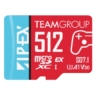 team team 512gb apex sd71 microsdxc express card nintendo switch 2 ready 800mbs