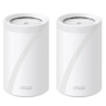 tp link tp link deco be65 be9300 tri band whole home mesh wi fi 7 system 2 pack 4x 25g ports mlo wirelesswir
