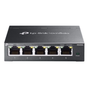 Read more about the article TP-LINK (ES205G) Omada 5-Port Gigabit Easy Managed Switch, 5x GB Ports, Metal Casing