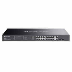 Read more about the article TP-LINK (ES220GMP) Omada 20-Port Gigabit Easy Managed Switch with 16-Port PoE+, 2x GB SFP Ports, 250W Power Budget, Rackmountable