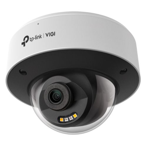 TP-LINK (InSight S285 2.8MM) VIGI 8MP Outdoor Full-Colour Dome Network Camera w/ 2.8mm Lens, IP67, PoE, AI Detection/Classification, Two-Way Audio, H.
