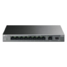 tp link tp link ls1210gp 10 port gigabit desktop litewave switch with 8 port poe gb sfp port