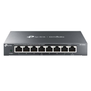 Read more about the article TP-LINK (RP108GE) 8-Port Gigabit Managed Reverse PoE Switch, 7 PoE Input & 1 PoE Output, DC Output, Metal Casing