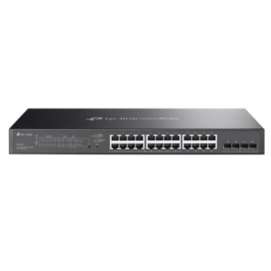 Read more about the article TP-LINK (SG2428LP) Omada 28-Port Gigabit Smart Switch with 16-Port PoE+, 4 GB SFP Slots, Rackmountable