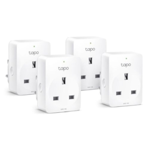 Read more about the article TP-LINK (TAPO P110 4-Pack) Mini Smart Wi-Fi Socket, Remote Access, Scheduling, Away Mode, Voice Control, Energy Monitoring
