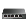 tp link tp link tl sf1005lp 5 port 10100 unmanaged desktop switch 4 port poe intelligent power steel case