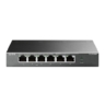tp link tp link tl sf1006p 6 port 10100 unmanaged desktop switch 4 port poe steel case