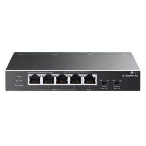 Read more about the article TP-LINK (TL-SG1005P-PD) 5-Port Gigabit Desktop PoE+ Switch with 1-Port PoE++ In and 4-Port PoE+Out, Long-Range PoE+
