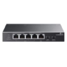 tp link tp link tl sg1005p pd 5 port gigabit desktop poe switch with 1 port poe in and 4 port poeout long ra