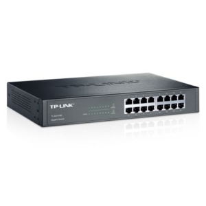 Read more about the article TP-LINK (TL-SG1016D) 16-Port Gigabit Unmanaged Desktop/Rackmount Switch, Steel Case