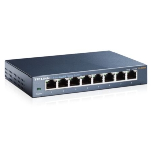 Read more about the article TP-LINK (TL-SG108) 8-Port Gigabit Unmanaged Desktop Switch, Steel Case