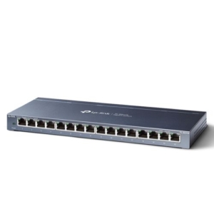 Read more about the article TP-LINK (TL-SG116) 16-Port Gigabit Unmanaged Desktop Switch, Steel Case