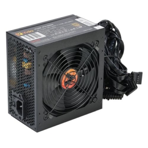 Read more about the article Vida 500W ATX PSU, 80+ Bronze, Fluid Dynamic Ultra-Quiet Fan, PCIe, Flat Black Cables, Power Lead Not Included, Black
