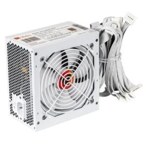 Read more about the article Vida 500W ATX PSU, 80+ Bronze, Fluid Dynamic Ultra-Quiet Fan, PCIe, Flat White Cables, Power Lead Not Included, White