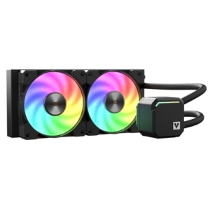 Read more about the article Vida BiFrost 240mm ARGB Liquid CPU Cooler, 2x ARGB PWM Fans, ARGB CPU Block, 250W TDP, Black