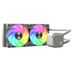 Read more about the article Vida BiFrost 240mm ARGB Liquid CPU Cooler, 2x ARGB PWM Fans, ARGB CPU Block, 250W TDP, White