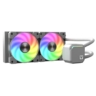 vida vida bifrost 240mm argb liquid cpu cooler 2x argb pwm fans argb cpu block 250w tdp white