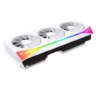 xfx xfx mercury rx9070 xt oc white gaming edition with rgb pcie5 16gb ddr6 hdmi 3 dp 3100mhz clock overc