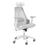 asus rog destrier core white gaming chair cyborg inspired design versatile seat adjustments mobile gaming arm support