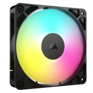 Read more about the article Corsair RS120 ARGB PWM 120mm Case Fan, Magnetic Dome Bearing, Daisy-Chain 4-Pin, 2100 RPM, AirGuide Tech, Black