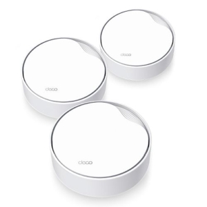 Read more about the article TP-LINK (DECO X50-POE) AX3000 Dual Band Wireless Mesh Wi-Fi 6 System with PoE, 3 Pack, 2.5G LAN, OFDMA & MU-MIMO, TP-Link HomeShield