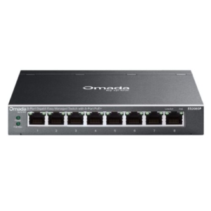 Read more about the article TP-LINK (ES208GP) Omada 8-Port Gigabit Easy Managed Switch with 8-Port PoE+, Fanless, Metal Casing