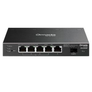 Read more about the article TP-LINK (SG2206MP) Omada Access 6-Port Gigabit Switch with 4-Port PoE+, 5x GB RJ45, 1x GB SFP, Centralized Management, Metal Casing