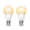 tp link tapo l510b 2 pack wi fi led smart light bulb dimmable schedule app voice control bayonet fitting