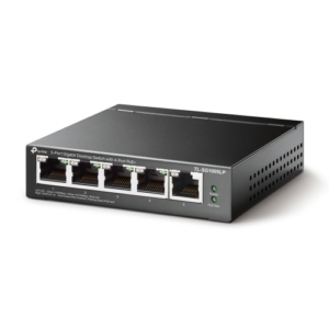Read more about the article TP-LINK (TL-SG1005LP)  5-Port Gigabit Unmanaged Desktop Switch, 4-Port PoE, Intelligent Power, Steel Case