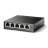 tp link tl sg1005lp 5 port gigabit unmanaged desktop switch 4 port poe intelligent power steel case