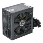 vida lite 500w atx psu fluid dynamic ultra quiet fan flat black cables power lead not included black