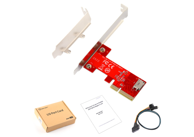 oculink (sff 8611/sff 8612) to nvme u.2 (sff 8639) adapter cable