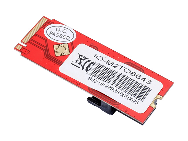 m.2 to u.2 nvme adapter kit – sff 8643 to sff 8639 cable included – io crest io m2to8643