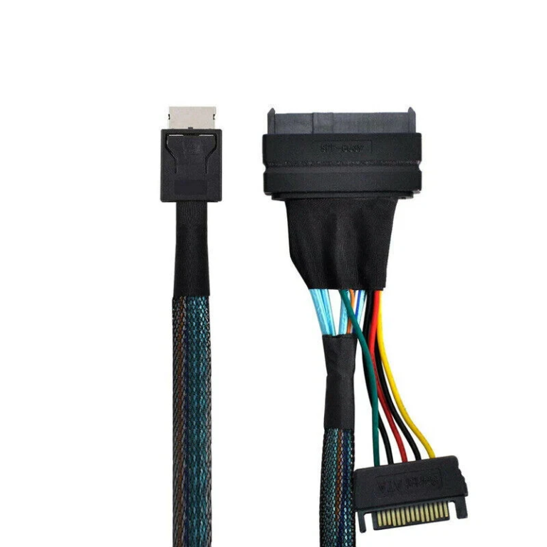 oculink to u.2/u.3 cable sff 8611 to sff 8639 50cm nvme ssd connection