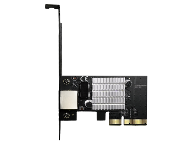 10gbe pcie x4 network card – rtl8127, single rj45, multi gig, pxe, low profile bracket