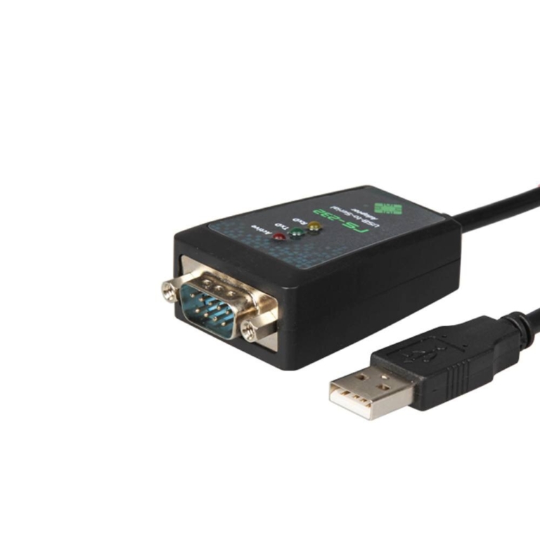 usb to rs232 serial cable | ftdi chipset | db9 male | led indicators | 1m | console cable | io crest io usb2310 01