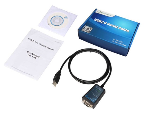 usb to rs232 serial cable | ftdi chipset | db9 male | led indicators | 1m | console cable | io crest io usb2310 01